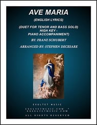 Ave Maria Vocal Solo & Collections sheet music cover Thumbnail